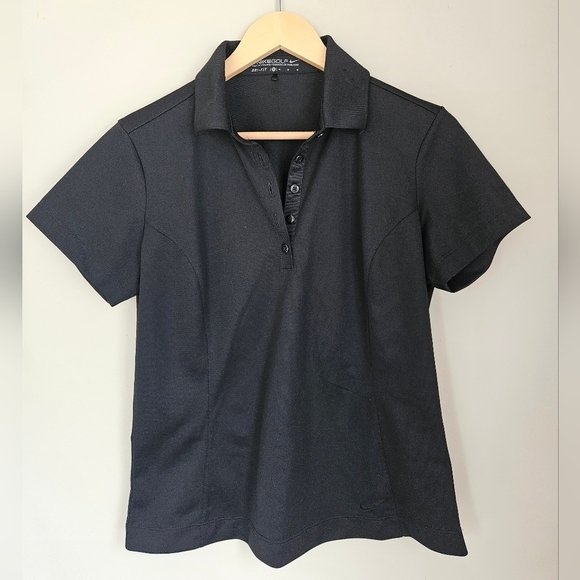 Black Nike golf polo dri  fit size M - Picture 2 of 6